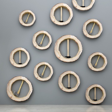  墙饰 木头墙饰 挂件 装饰品 不规则墙饰 现代墙饰 工业3d模型 