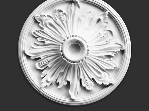  装饰花饰SR693d模型3d模型 