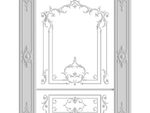  墙面装饰组合 No. 953d模型 