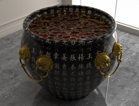  现代摆件3d模型 