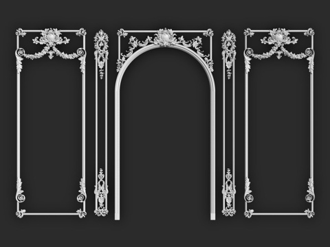  迪卡特画框-44V3d模型 