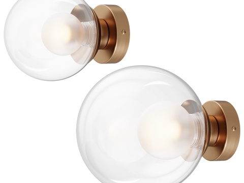  壁灯（壁饰灯）基础造型3d模型 