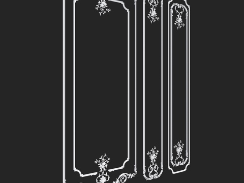  RosLepnina出品 ELINA系列1-2-3号框架3d模型 