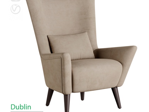  扶手椅 Dublin3d模型 