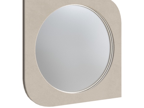  露娜壁镜3d模型 