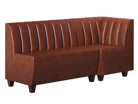  OM沙发系列巴尔的摩带转角单元3d模型 