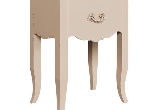  OM经典风格床头柜3d模型 