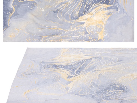  地毯“棱镜N”PRS28-灰金3d模型 