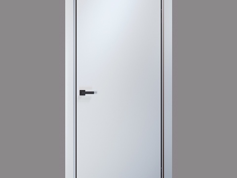  CARDA室内门 P-1 白色软木款3d模型 