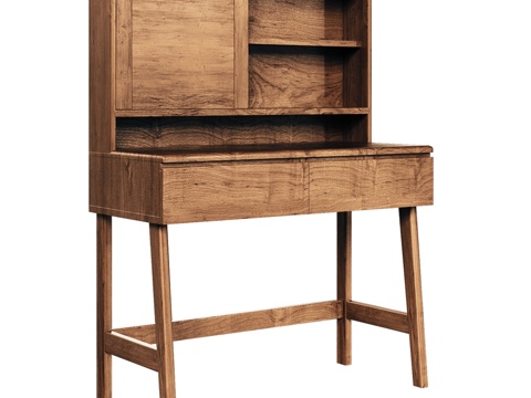  OM中世纪化妆镜梳妆台3d模型 