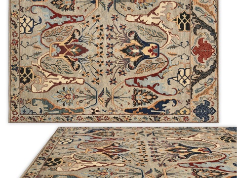  ANSY地毯（编号4434）3d模型 