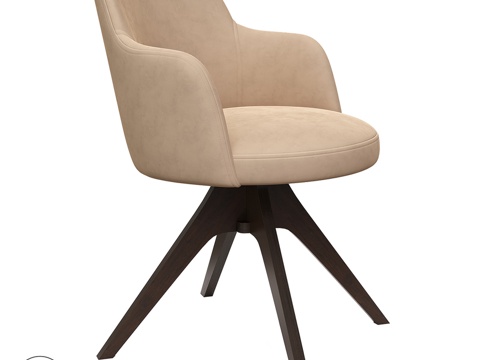  OM chair VENICE 360°3d模型 