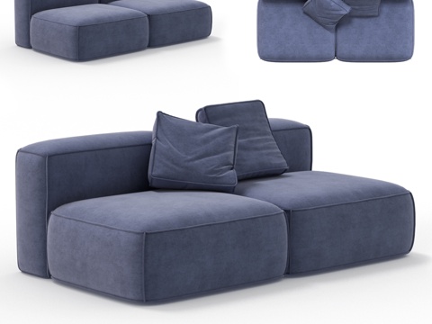  (OM) HIPPO沙发115 x 210来自MANO FA3d模型 