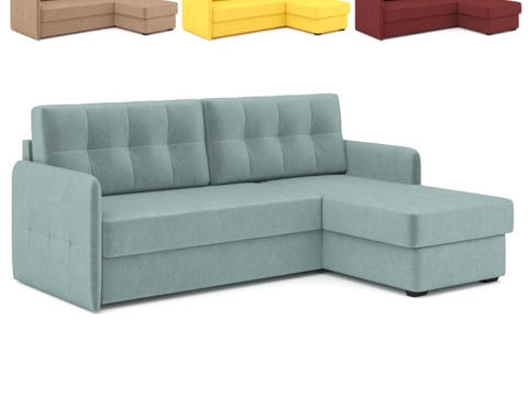  Loko Pro转角沙发窄扶手款3d模型 