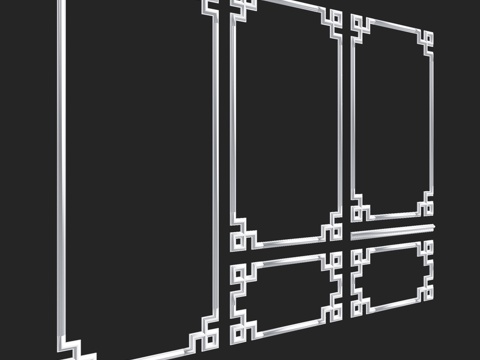  RosLepnina出品TRENTO系列1-2-3号框架3d模型 