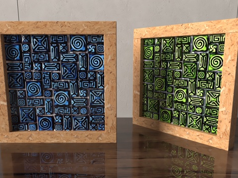  现代装饰摆件3d模型 