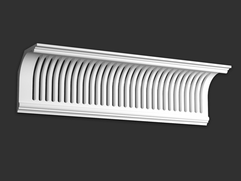  装饰性檐口 SK195V (通风)3d模型 