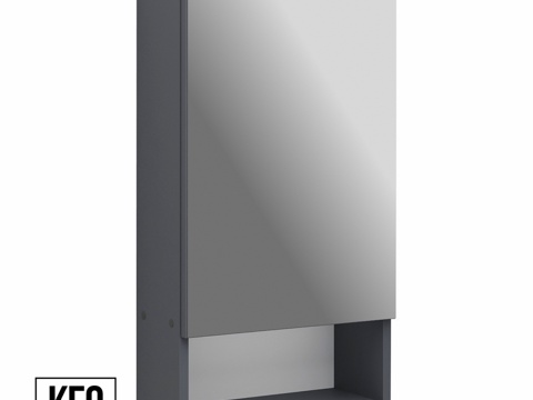  OM带镜壁柜3d模型 