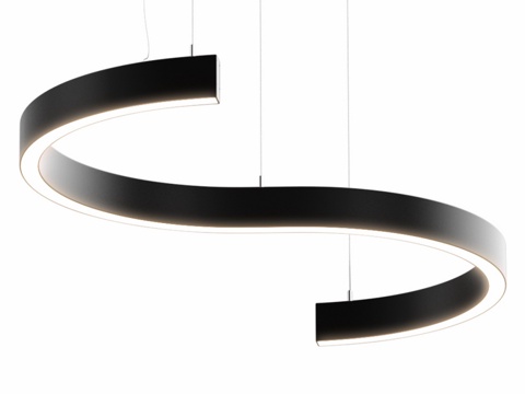  LED吊灯 S形 SYMBOL-S3d模型 