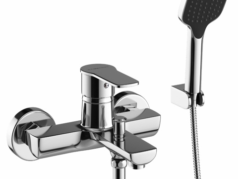  STWORKI Gotland K浴缸淋浴混合龙头3d模型 