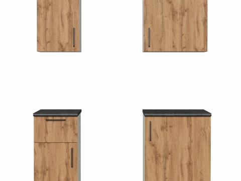  OM厨房柜体Domaci Bologna 160厘米（选项33d模型 