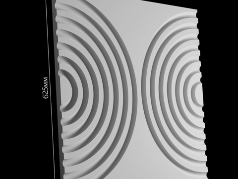  石膏3D面板 Megapolis-23d模型 