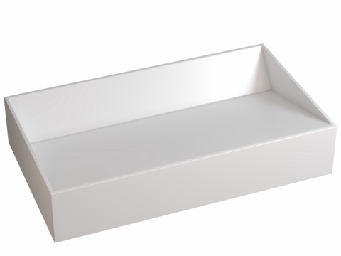  台面式洗脸盆 ABBER Stein AS26233d模型 