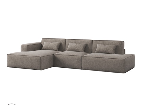  OM LOFT缝线沙发 0513d模型 