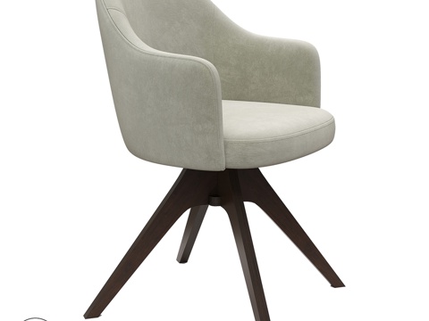  OM chair ADELAIDA 360°3d模型 