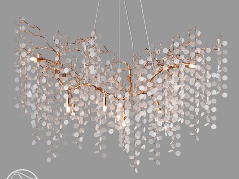  LampsShop.ru L1257-6 蒙塔莱水晶吊灯3d模型 