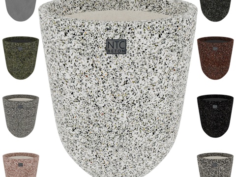  米伦M花盆3d模型 