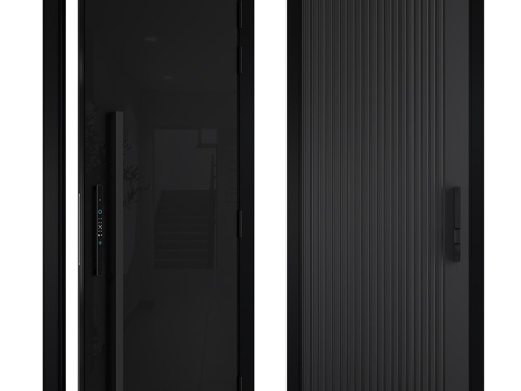  入口门 4FN3d模型 