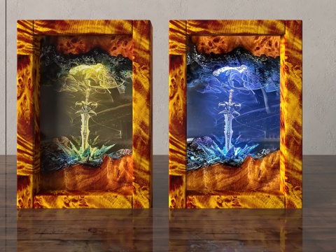  现代装饰摆件3d模型 