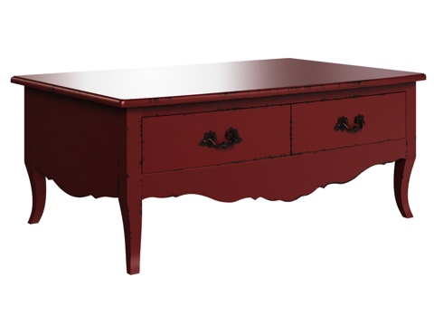  OM 经典风格咖啡桌3d模型 