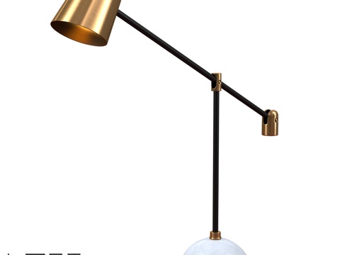  台灯 LoftDesigne 8446 型号3d模型3d模型 