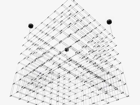  OM空间立方空气3d模型 