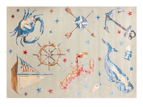  地毯“里维埃拉儿童款”Kover.ru生活艺术3d模型 