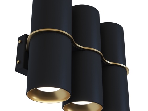  BINO 6M壁灯，Pikartlights品牌sku 283d模型 