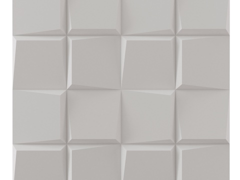  OM石膏3D面板 接合款3d模型 