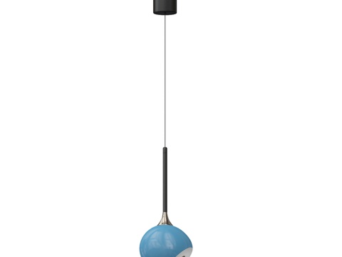  Timo蓝色吊灯 07529-1A,05 OM3d模型 