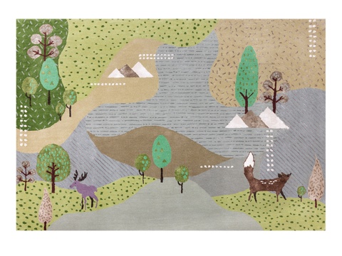 地毯“CONFETTI” Kover.ru Art de V3d模型