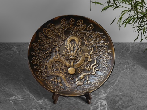  现代装饰摆件3d模型 