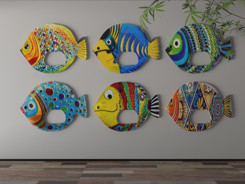  现代装饰挂件3d模型 