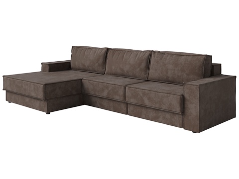  波尔图转角沙发床（左侧） (2MP+MO)3d模型 