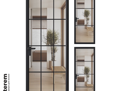  室内门工厂Terem室内门门框3d模型 