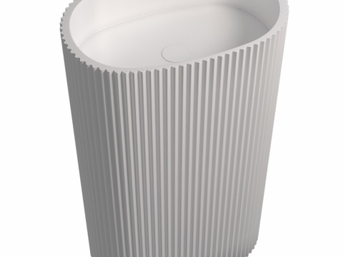  ABBER Stein AS2502-H独立式洗手盆3d模型 