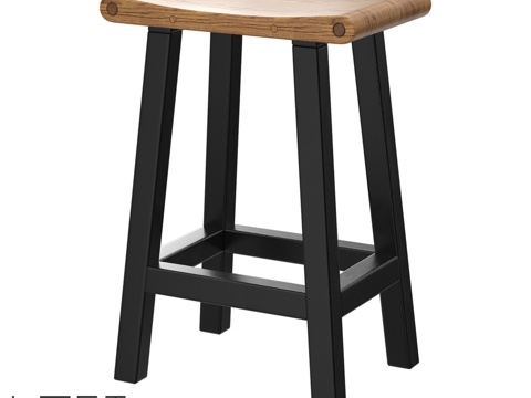  半高吧凳 LoftDesigne 4132 型号3d模型 