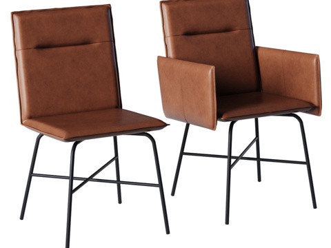  OM椅子与扶手椅 Kansas3d模型 