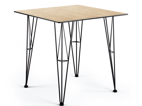  Bjorn方形OM厨房餐桌3d模型 