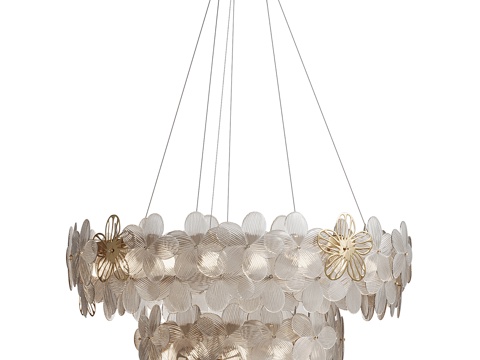  现代简约吊灯 吊灯 简约吊灯 餐厅吊灯 玻璃吊灯 轻奢吊灯3d模型 